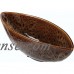 Elegant Expressions by Hosley Decorative Oval Ceramic Bowl, Peacock-Feather Pattern   551011712